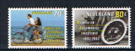 NEDERLAND 1993 NVPH 1544-45 ++ RAI FIETS AUTO