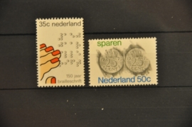 NEDERLAND 1975 NVPH 1077-78 ++ P 045