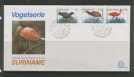 REP. SURINAME ZBL FDC E095 VOGELS