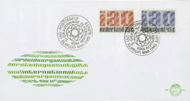NEDERLAND 1969 FDC E94 OPEN KLEP ++ VOORBEELD SCAN