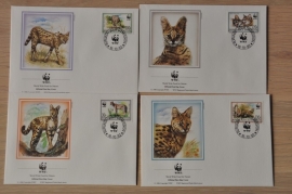 234 ++ FDC WWF WNF WERELD NATUUR FONDS ++ BURUNDI KAT CAT