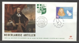 ANTILLEN 1966 FDC E042 MICHIEL DE RUYTER