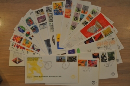 FDC JAARGANG 1993 COMPLEET BLANCO OPEN KLEP.