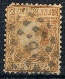 NEDERLAND 1867 NVPH 12 GESTEMPELD ++ C 406