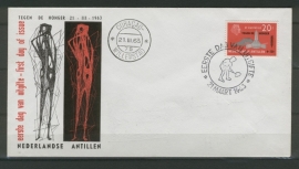 ANTILLEN 1963 FDC E 23B ANTI HONGER