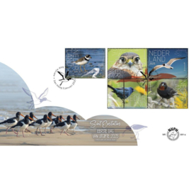 NEDERLAND NVPH FDC E 891 AB ST EUSTATIUS VOGELS