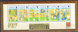 Alderney 2001 MCHL Bl 10 GOLF GOLVEN ++ M1 068