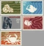 NEDERLAND 1967 NVPH SERIE 877 SCHELPEN EN ZEEDIEREN