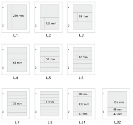 Mappen L Assorti ( per 10 )