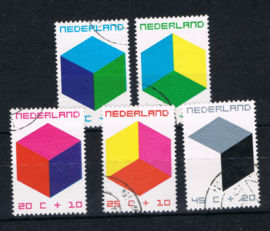 NEDERLAND 1970 NVPH 978-982 GEBRUIKT ++ L 593