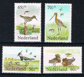 NEDERLAND 1984 NVPH 1301-04 ++ ZOMERZEGELS VOGELS BIRDS
