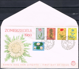 NEDERLAND 1960 FDC E43 OPEN KLEP