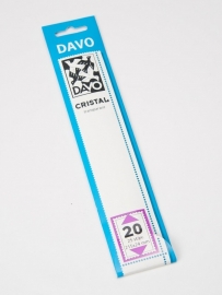 DAVO CRISTAL STROKEN MOUNTS C20 (215 x 24) 25 STK/PCS