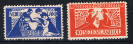 NEDERLAND 1923 NVPH 134-135 ONGEBRUIKT ++ G 465