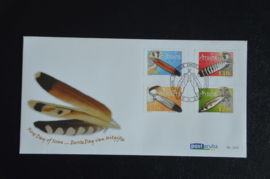 ARUBA 2019 FDC E 243 VOGELS BIRDS VEREN FEATHERS