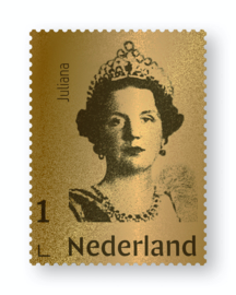 NEDERLAND GOUDEN ZEGEL JULIANA  LIMITED EDITION