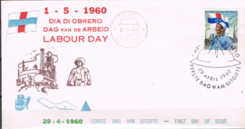 ANTILLEN 1960 FDC E 15EA OPEN