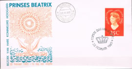 ANTILLEN 1965 FDC E 34c OPEN