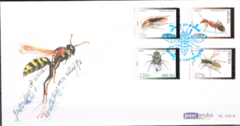 ARUBA 2016 FDC E 220 AB INSECTEN