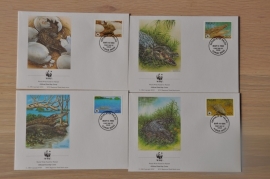 206 ++ FDC WWF WNF WERELD NATUUR FONDS ++ PALAU KROKODIL CROCODILE