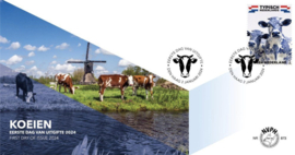 NEDERLAND NVPH FDC E 873 TYPISCH NEDERLAND KOEIEN