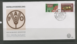 REP. SURINAME ZBL FDC E085 WERELDVOEDSELDAG