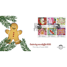 NEDERLAND NVPH FDC E 853 AB KERSTZEGELS