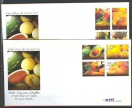 ANTILLEN 2007 FDC E396 AB GROENTE EN FRUIT