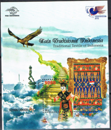 INDONESIË 2012 ZBL 3082 TEXTIEL