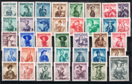 OOSTENRIJK 1948/52 ANK 887-923 CAT 380