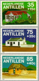 ANTILLEN 1982 NVPH SERIE 731 HUIZEN HOUSES