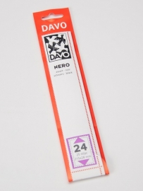 DAVO NERO STROKEN MOUNTS N24 (215 x 28) 25 STK/PCS