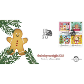 NEDERLAND NVPH FDC E 853 AB KERSTZEGELS