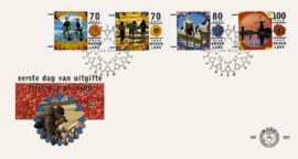 NEDERLAND NVPH FDC E350 VAKANTIEZEGELS