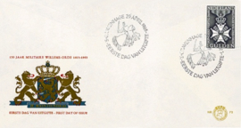 NEDERLAND 1965 FDC E72 OPEN KLEP ++ VOORBEELD SCAN