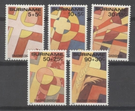 REP. SURINAME 1985 ZBL SERIE 446 PASEN EASTERN