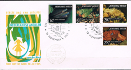 ANTILLEN 1965 FDC E 38c OPEN