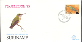 REP. SURINAME ZBL FDC E163 VOGELS