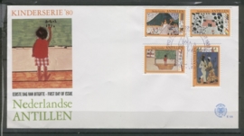 ANTILLEN 1980 FDC E135 KINDERZEGELS