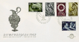 NEDERLAND 1962 FDC E51 OPEN KLEP ++ VOORBEELD SCAN