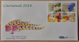 ARUBA 2014 FDC E 194 CARNAVAL