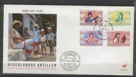 ANTILLEN 1969 FDC E057 KINDERZEGELS