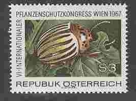 OOSTENRIJK 1967 ANK 1274 PLANTEN KEVER