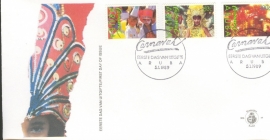 ARUBA 1989 FDC E 019 CARNAVAL