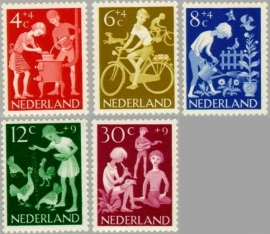 NEDERLAND 1962 NVPH SERIE 779 KINDERZEGELS