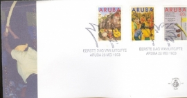 ARUBA 1993 FDC E 045 FOLKLORE