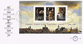 NEDERLAND NVPH FDC E345A VERMEER SCHILDER