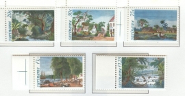 REP. SURINAME 1981 ZBL SERIE 268 SCHILDERIJEN PAINTINGS
