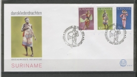 REP. SURINAME ZBL FDC E031 AB KLEDERDRACHTEN