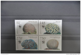 D 025 ++ WWF NETHERLANDS ANTILLES CORALS KORALEN